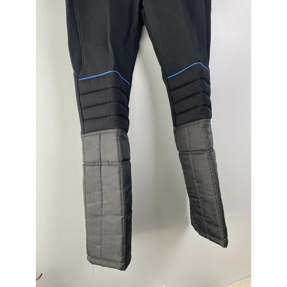 Men's Black and Blue Pants - Picture 4 of 8